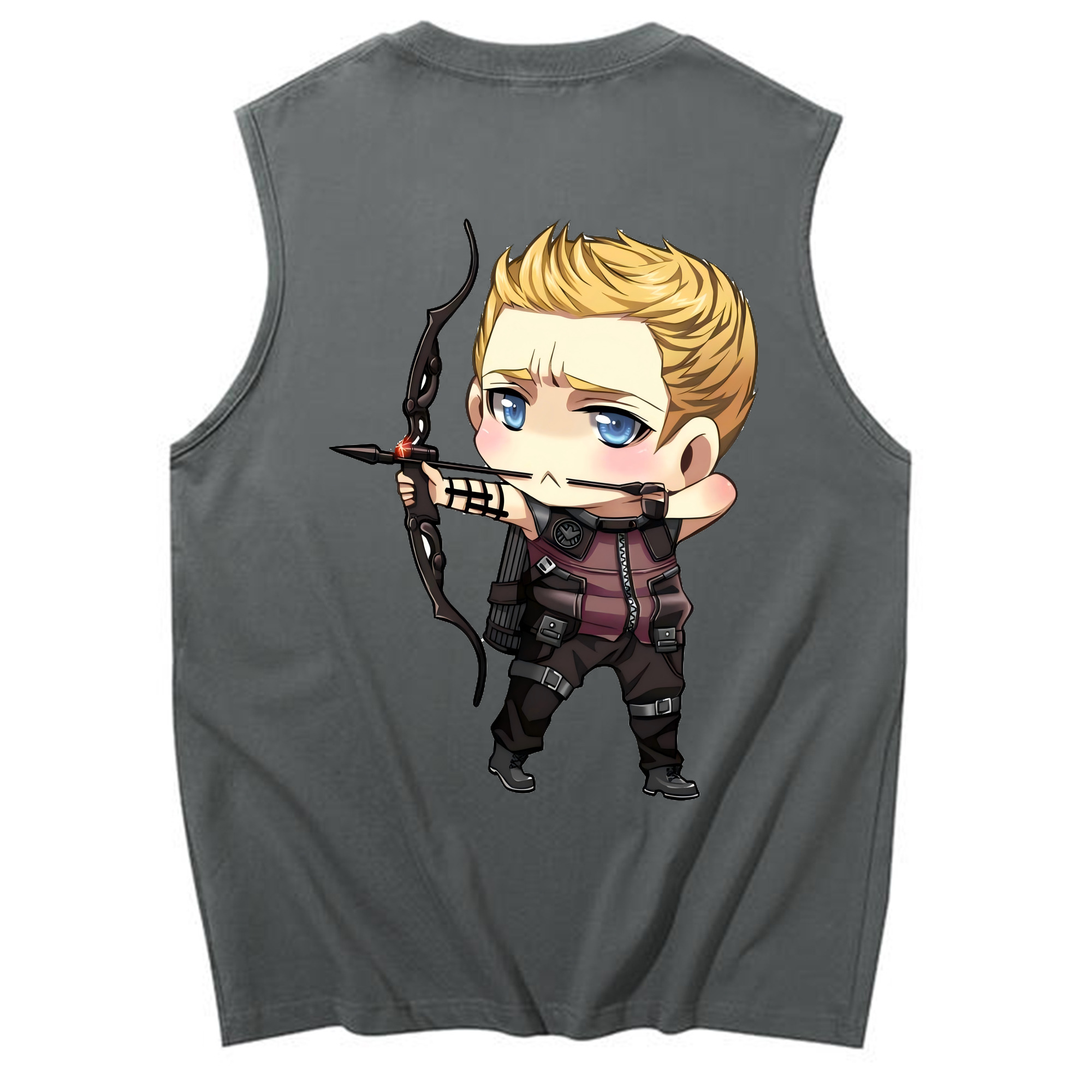 （画像用） アベンジャーズ The Avengers コットン100％タンクトップ（背面プリント）